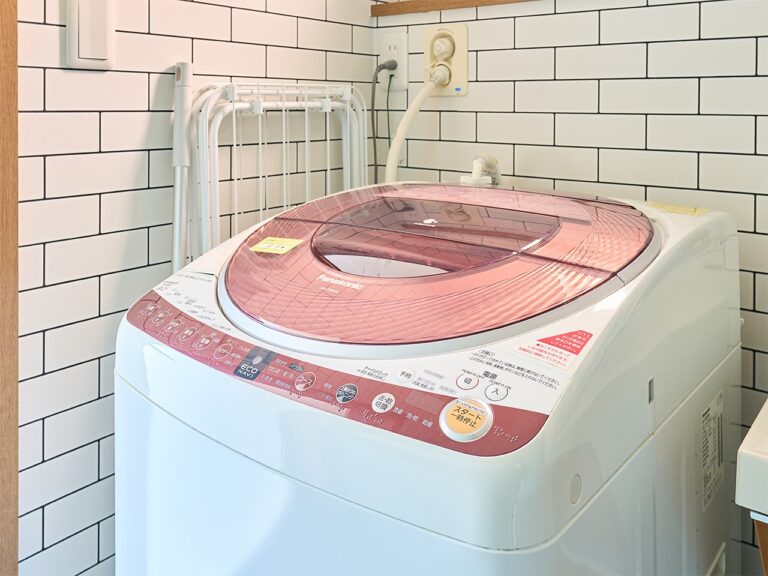 TOKYOテラス 洗濯機 洗剤・物干もご用意しています
