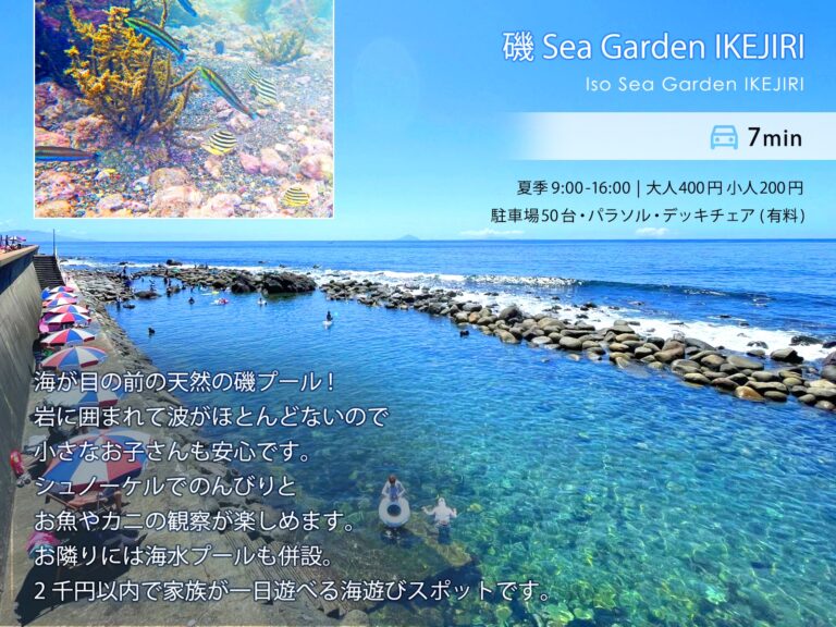 伊豆稲取テラス 観光_磯SeaGarden 観光_磯SeaGarden（車で7分）
