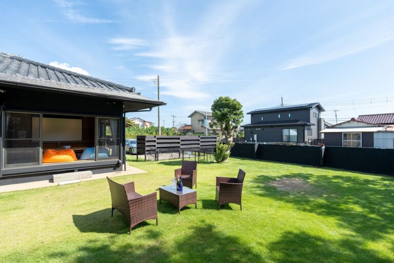 九十九里NAGIテラス 大きな芝生のお庭