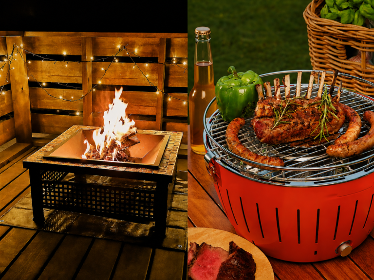 九十九里UMIテラス テラスでBBQと焚火
