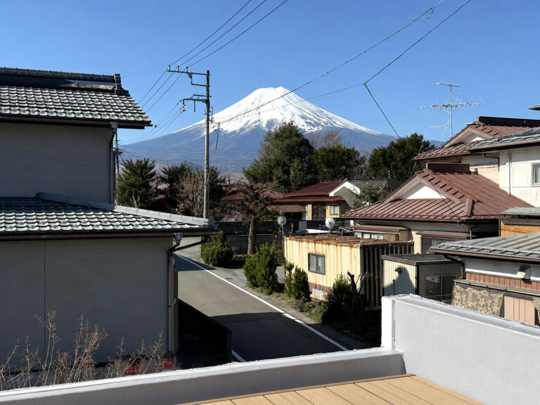 FUJI河口湖テラス 2階テラスからの富士山